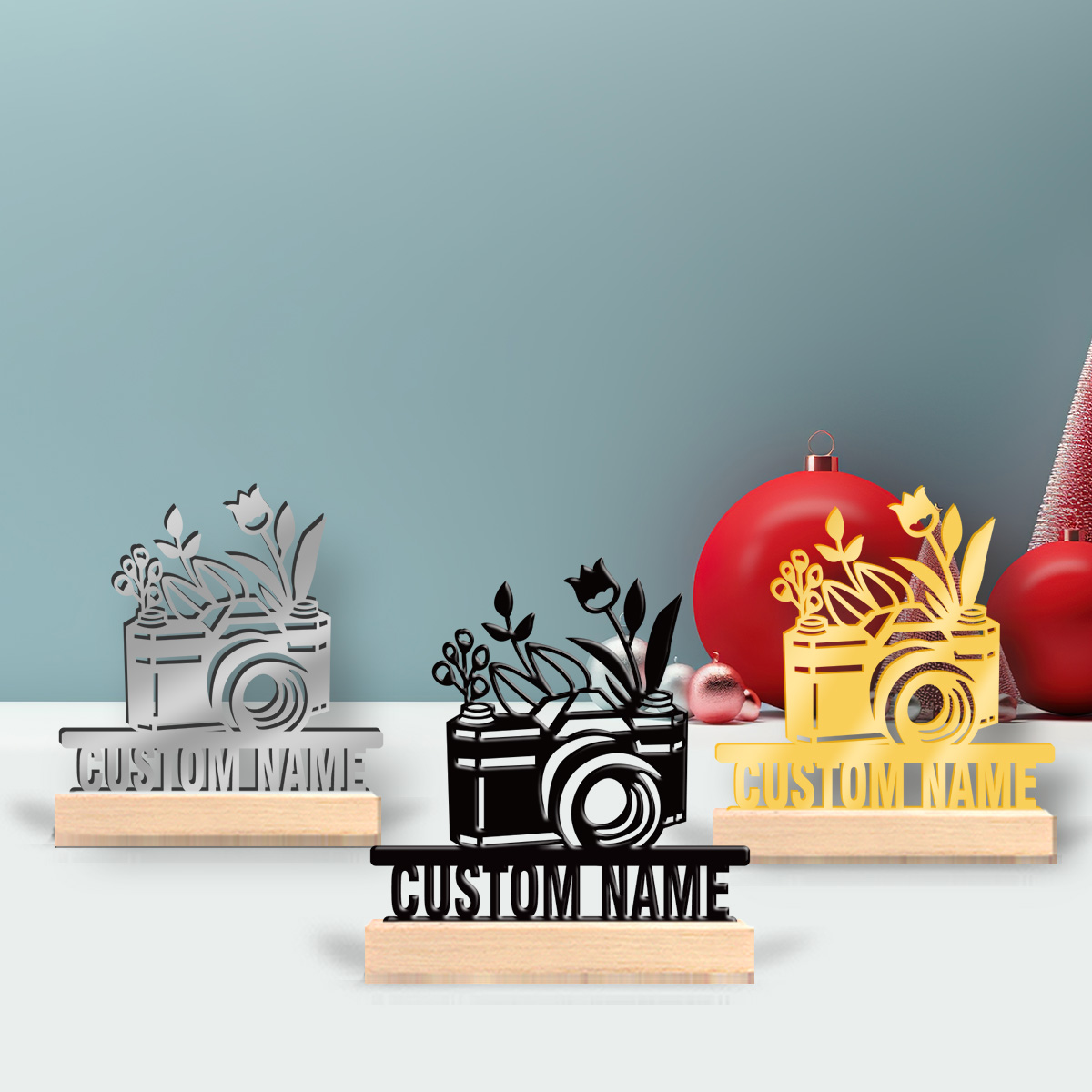 Desktop Laser Engraver - 1개의 데스크탑 금속 장식품, 맞춤 이름