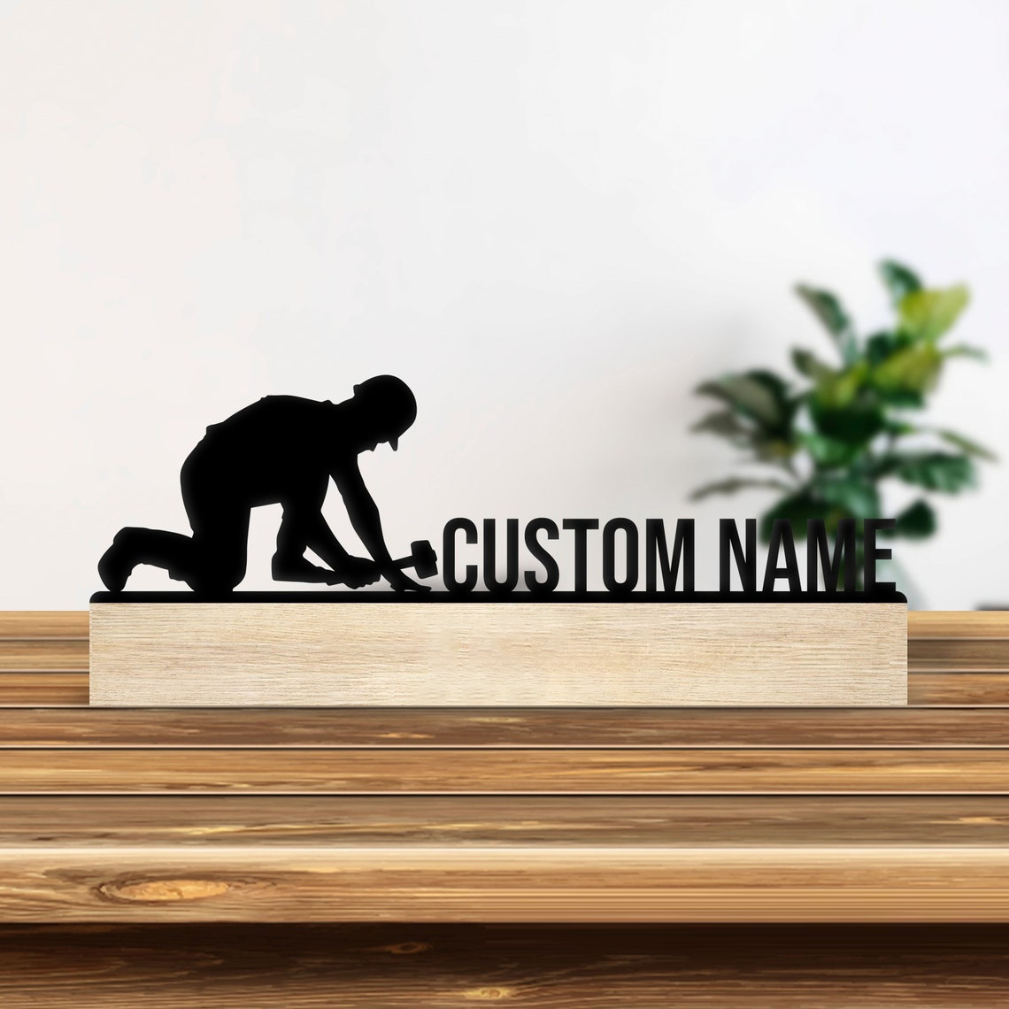 Desktop Laser Engraver - 1개의 개인 맞춤형 철제 데스크탑 장식품,