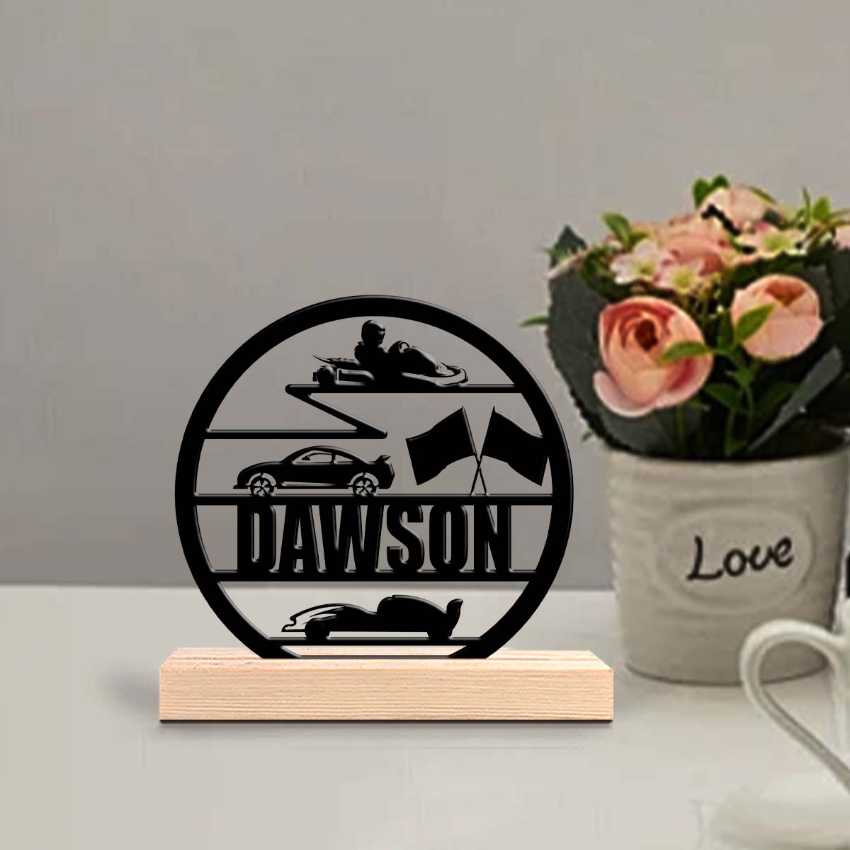 Desktop Laser Engraver - 1개 개인 맞춤형 철제 데스크탑 장식품,