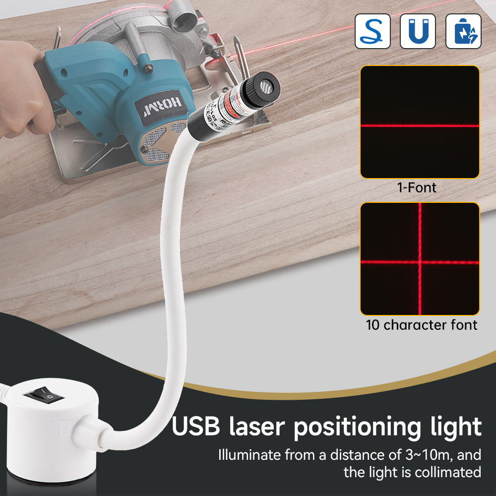 Industrial Laser Light - USB 전원 빨간색 레이저 광 바느질