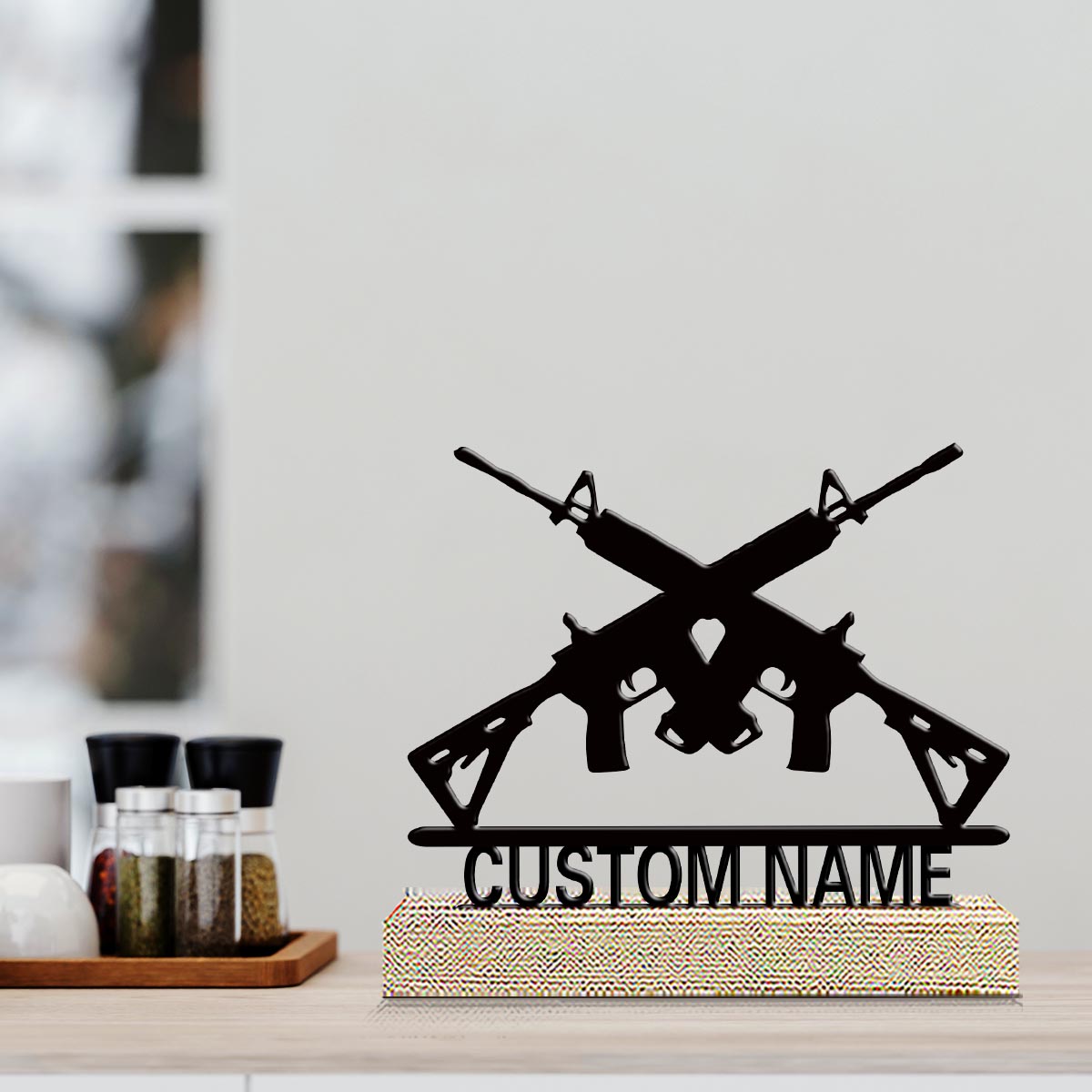 Desktop Laser Engraver - 1개 맞춤형 금속 데스크탑 장식품, 나무