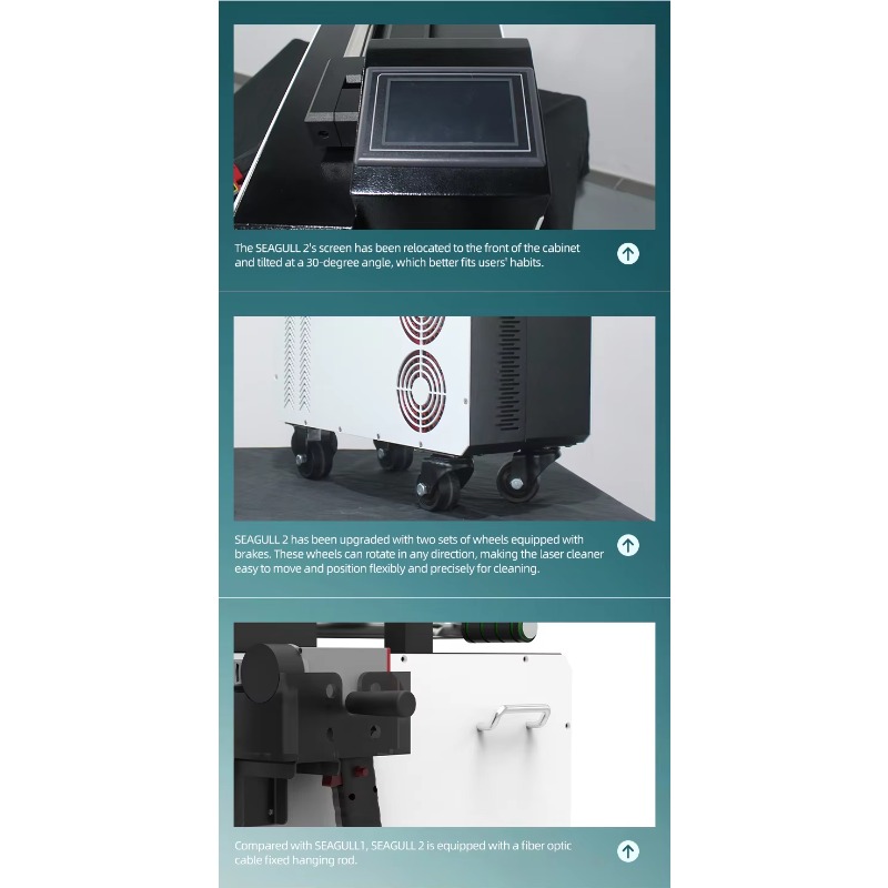Industrial Laser For Cleaning - 휴대용 펄스 광섬유 300W 레이저 클리닝