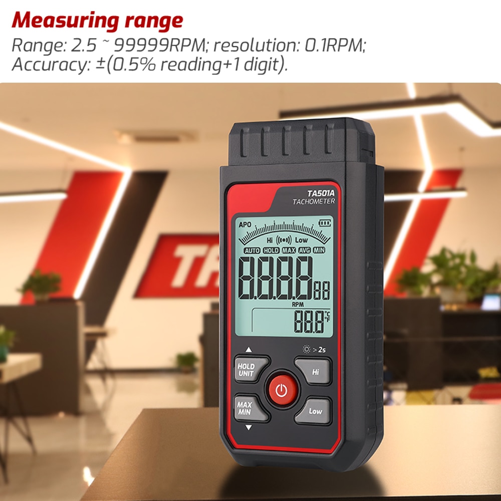 TA501A 레이저 타코미터 최대 999999   기계 - Industrial Laser Tachometer 리뷰 및 가격