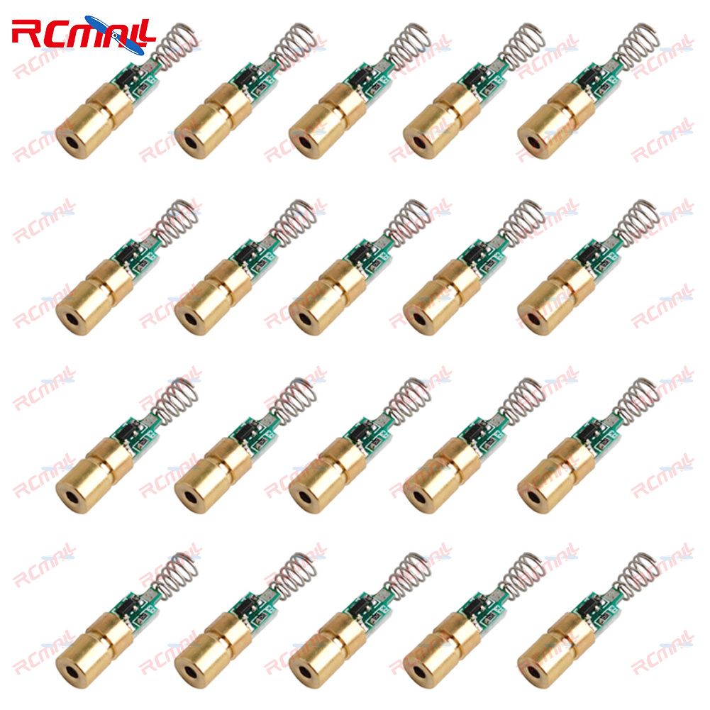 20개 레드 미니 스프링 레이저 도트 다이오드 모듈 헤 - Diode Laser Module 리뷰 및 가격