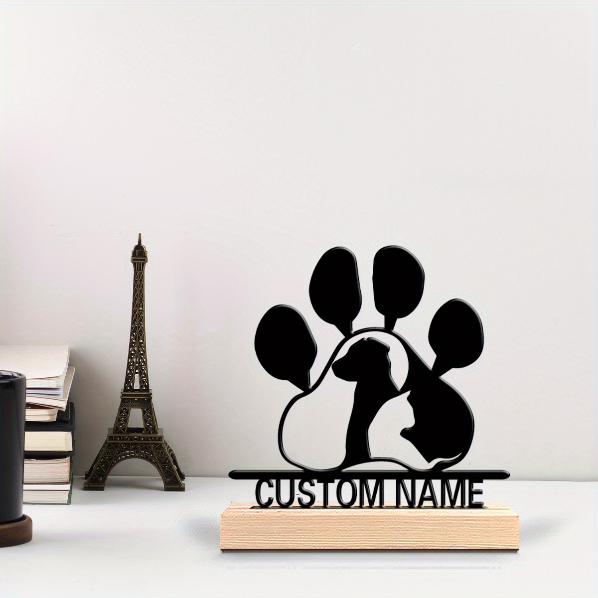 맞춤형 반려동물 발바닥 금속 아트 사인 (나무 받침대& - Desktop Laser Engraver 리뷰 및 가격