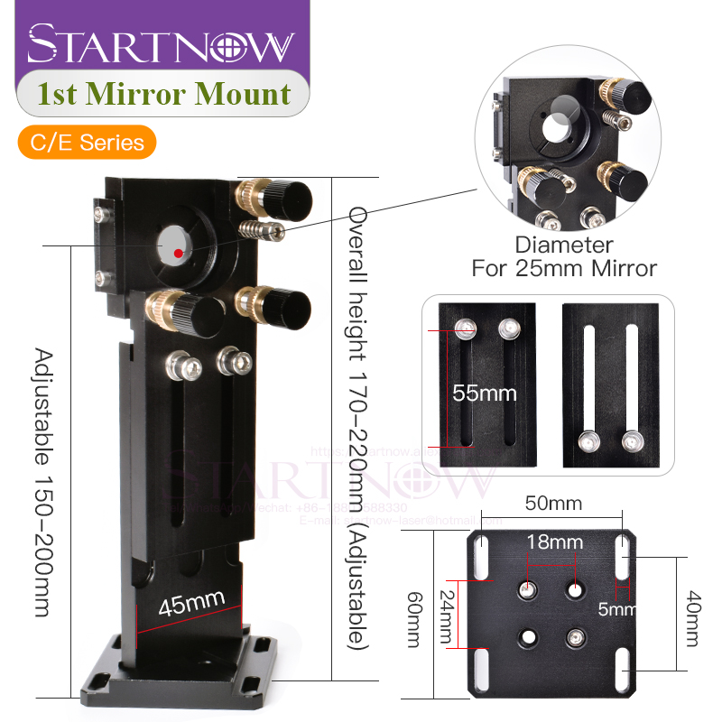 스타트나우 CO2 레이저 헤드 세트 렌즈 직경 20mm - Co2 Laser Mirror 리뷰 및 가격