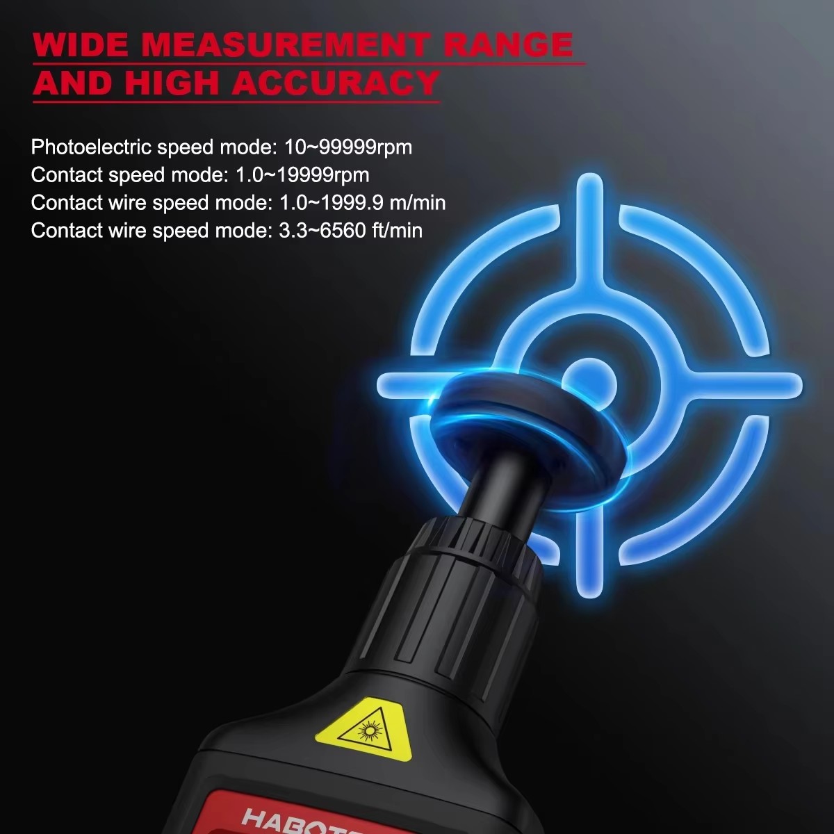 HABOTEST HT671 2-in-1 디지털 타코미터 - Industrial Laser Tachometer 리뷰 및 가격