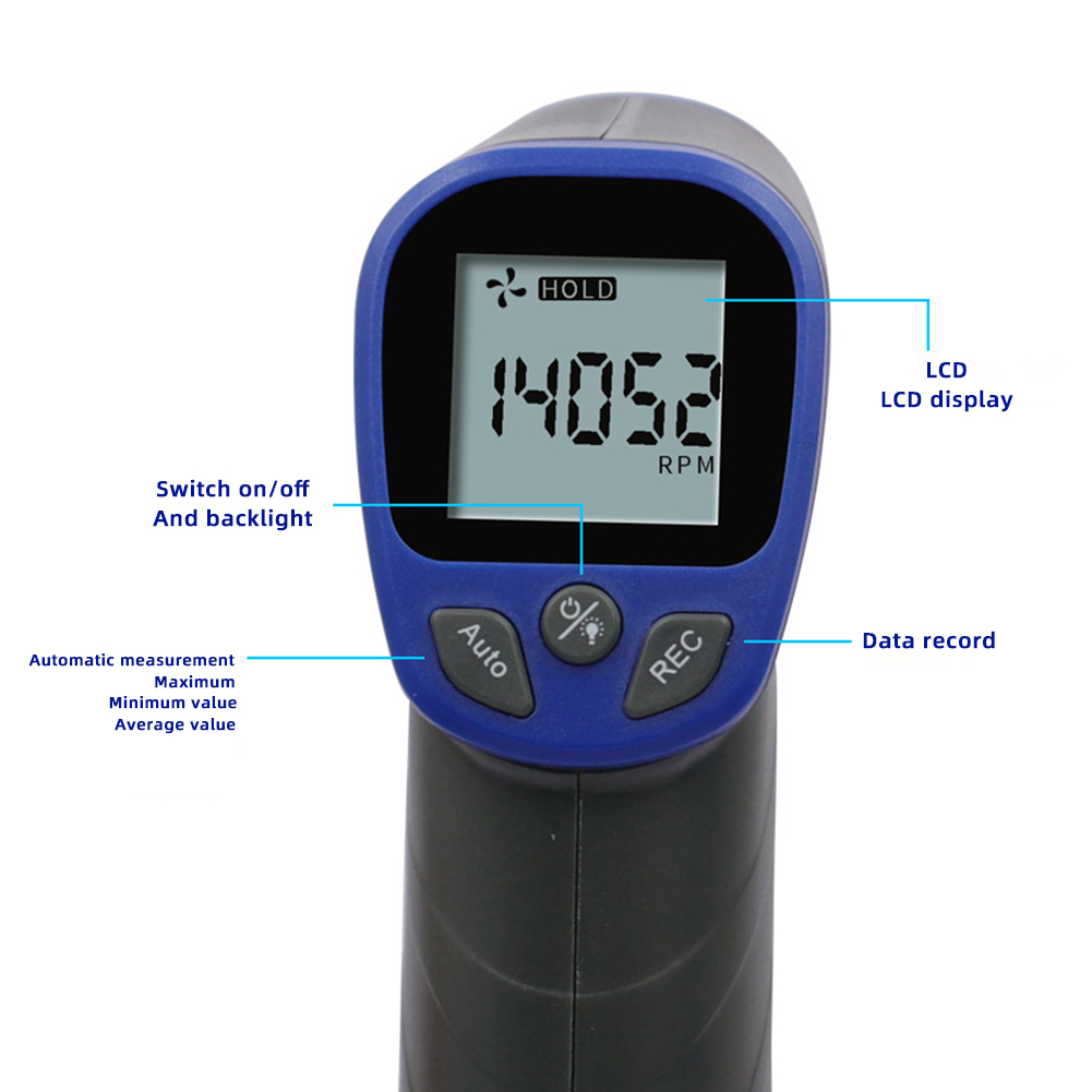 비접촉 적외선 레이저 타코미터, 휴대용 자동 속도 테스 - Industrial Laser Tachometer 리뷰 및 가격