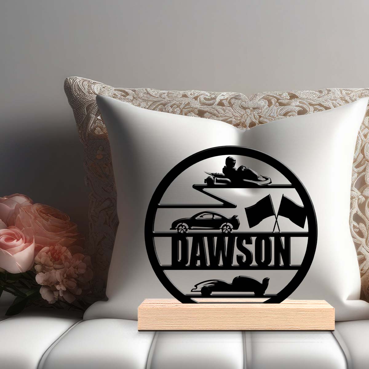 1개 개인 맞춤형 철제 데스크탑 장식품, 나무 받침대가 - Desktop Laser Engraver 리뷰 및 가격