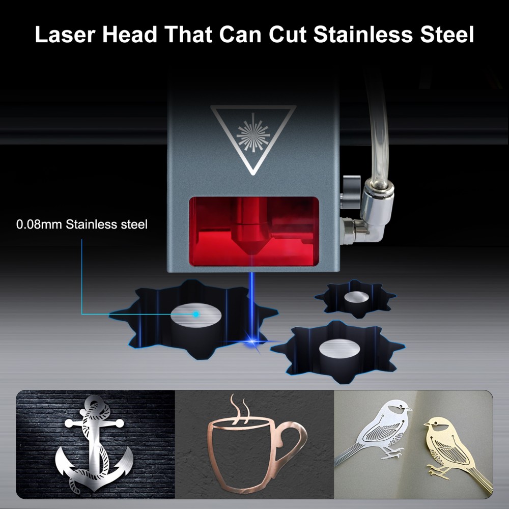 20W 광학 파워 레이저 조각기 모듈 에어 어시스트 포 - Diode Laser Module 리뷰 및 가격