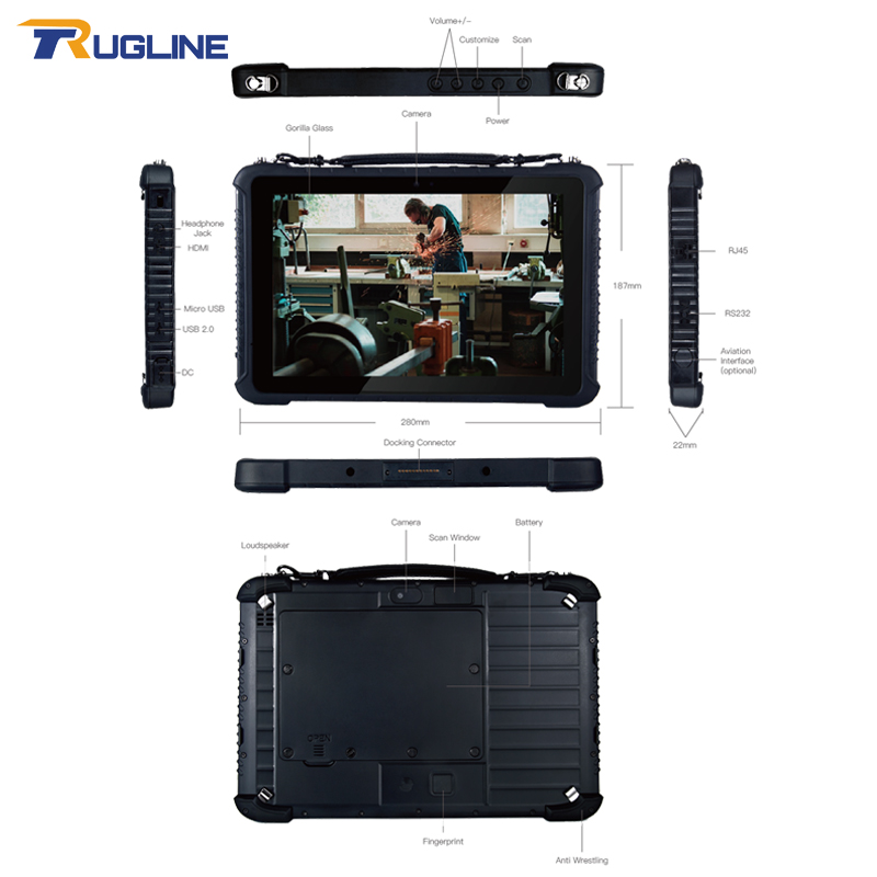 RUGLINE 견고한 방수 충격 방지 산업용 태블릿 패 - Industrial Laser Light 리뷰 및 가격