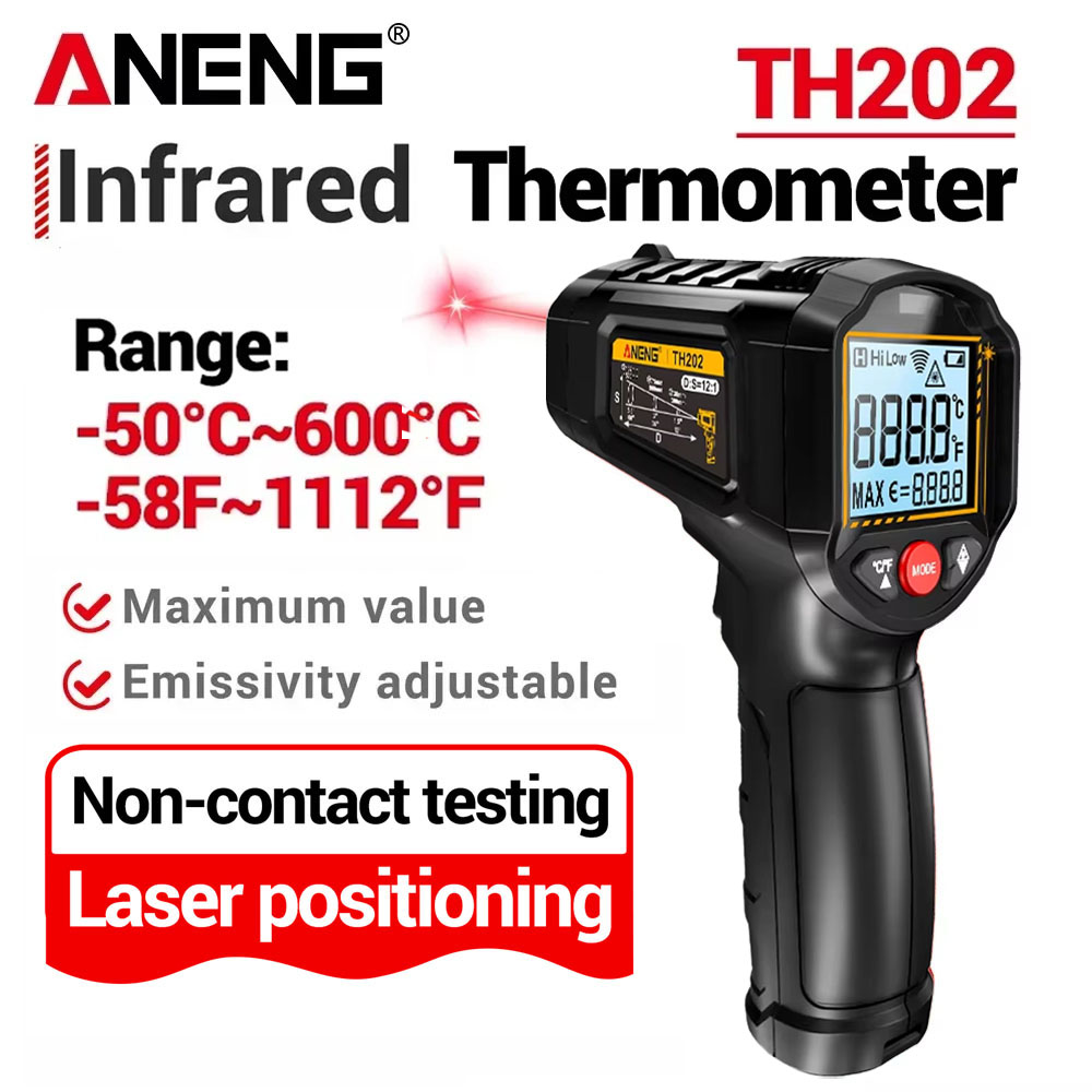 ANENG 적외선 온도계 비접촉식 -50~600 ℃   - Industrial Laser Blaster 리뷰 및 가격