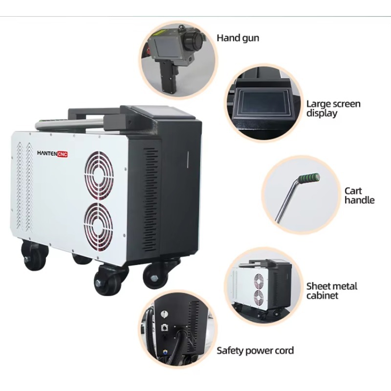 휴대용 펄스 광섬유 300W 레이저 클리닝 머신 금속, - Industrial Laser For Cleaning 리뷰 및 가격