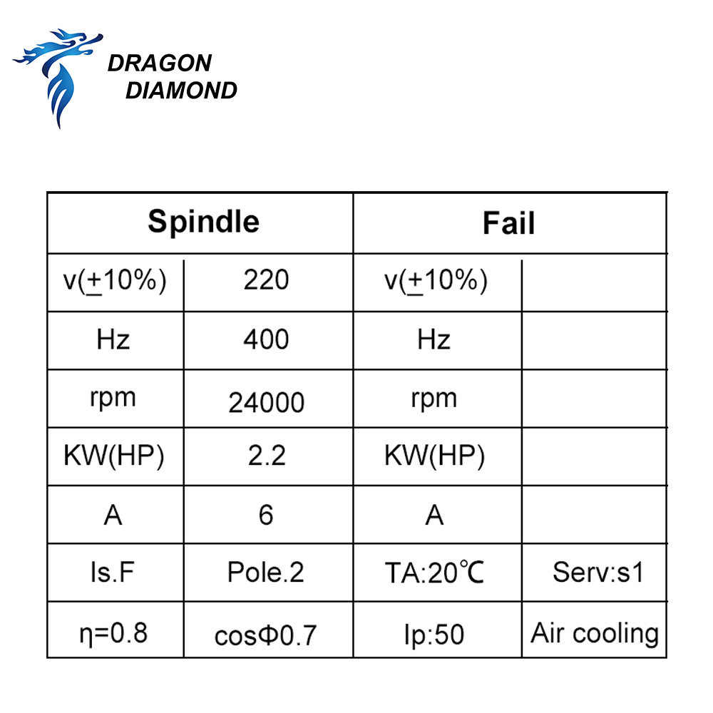 드래곤 다이아몬드 HQD 2.2KW 3KW 6KW CN - Cnc Milling Machine 리뷰 및 가격