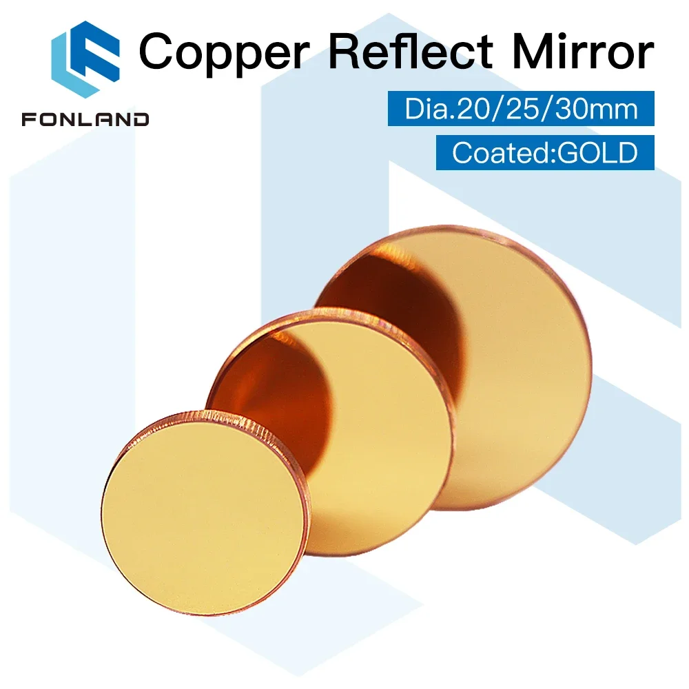 3pcs Fonland 구리 반사 거울 직경 18 19 - Co2 Laser Mirror 리뷰 및 가격