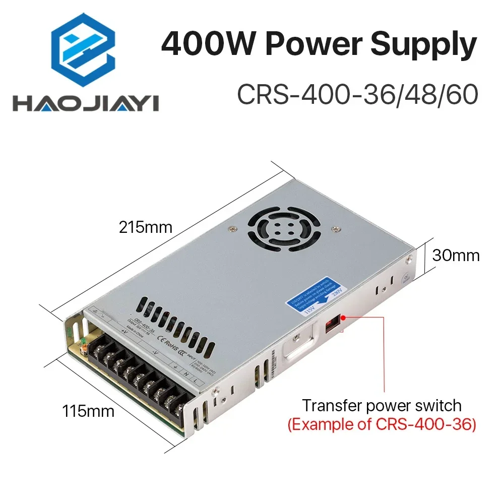 40W CRS-400-36/48/60 스위칭 전원 공급 - Industrial Laser Supply 리뷰 및 가격